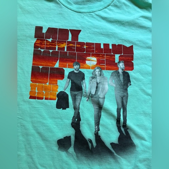 Lady Antebellum Wheels Up 2015 Tour Graphic t-Shirt country music band sz XL - Picture 9 of 14